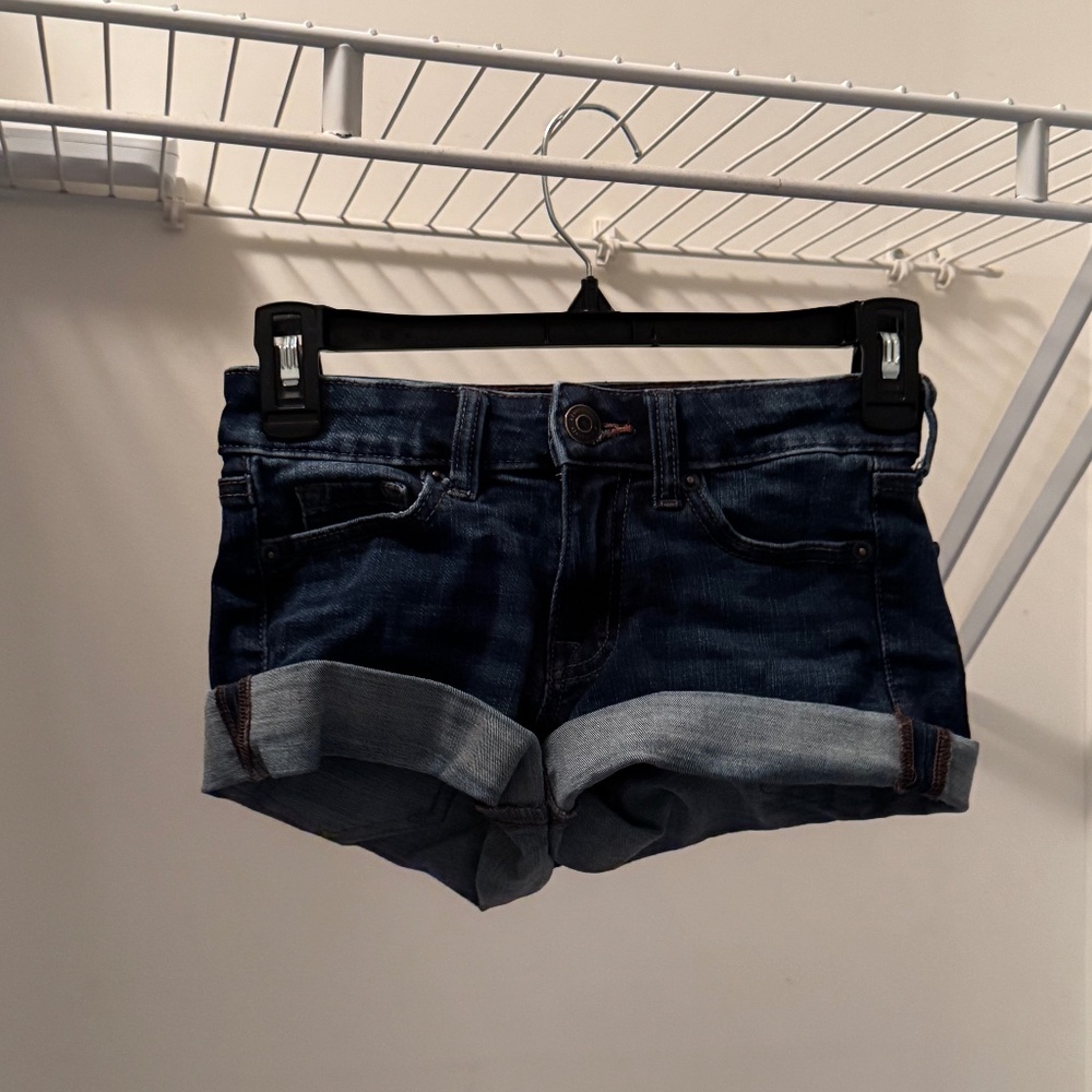 Aeropostale short low rise navy jean shorts